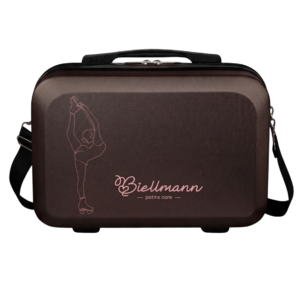 Frasqueira Grande Biellmann – Linha Versa Bronze, Silhueta Cheia na cor Rosa