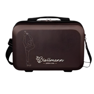 Frasqueira Grande Biellmann – Linha Versa Bronze, Silhueta Contornada na cor Branco