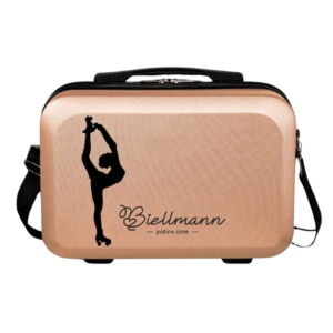 Frasqueira Grande Biellmann – Linha Versa Dourado, Silhueta Cheia na cor Preta