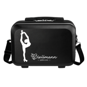 Frasqueira Grande Biellmann – Linha Versa Preto, Silhueta Cheia na cor Branca