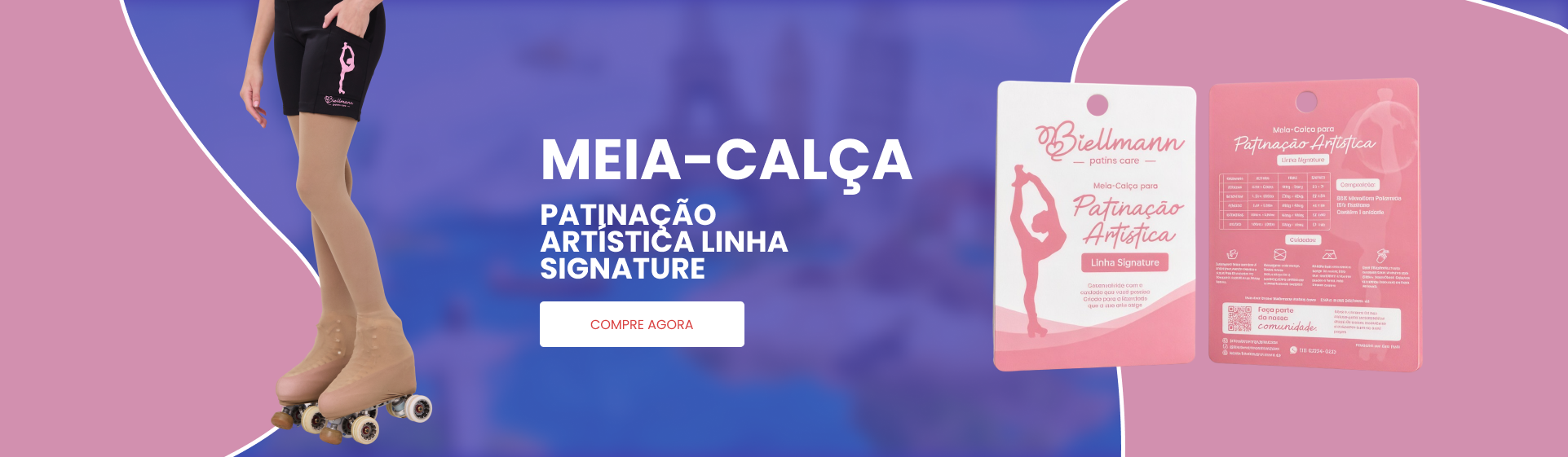 Meia-Calça para Patinação Artística Linha Signature