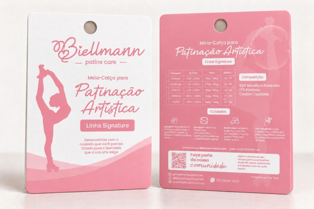 Meia-Calça para Patinação Artística Linha Signature